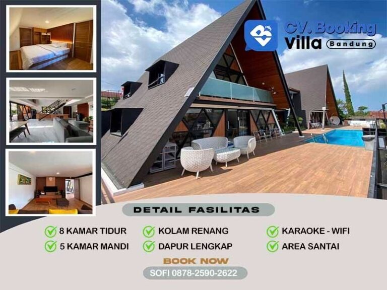 Villa Lembang Cabin, Lokasi Nyaman Cocok untuk Rombongan