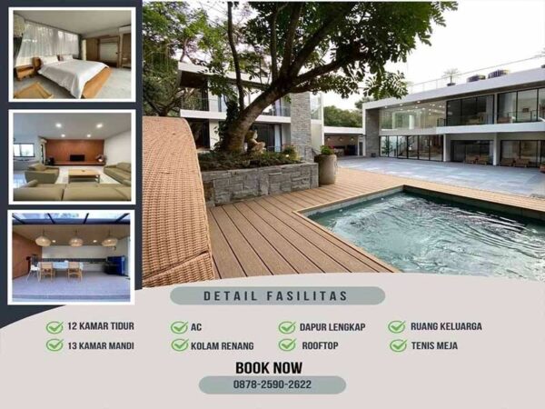 Villa Lembang Florenz, Penginapan Nyaman dan Mewah di Kampung Daun