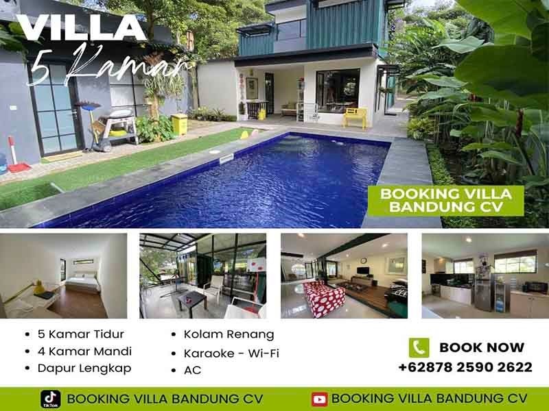Villa Kemilau Bintang Lembang 5 Kamar