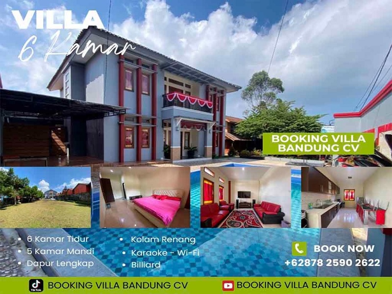 Villa Rasberry Lembang 6 Kamar